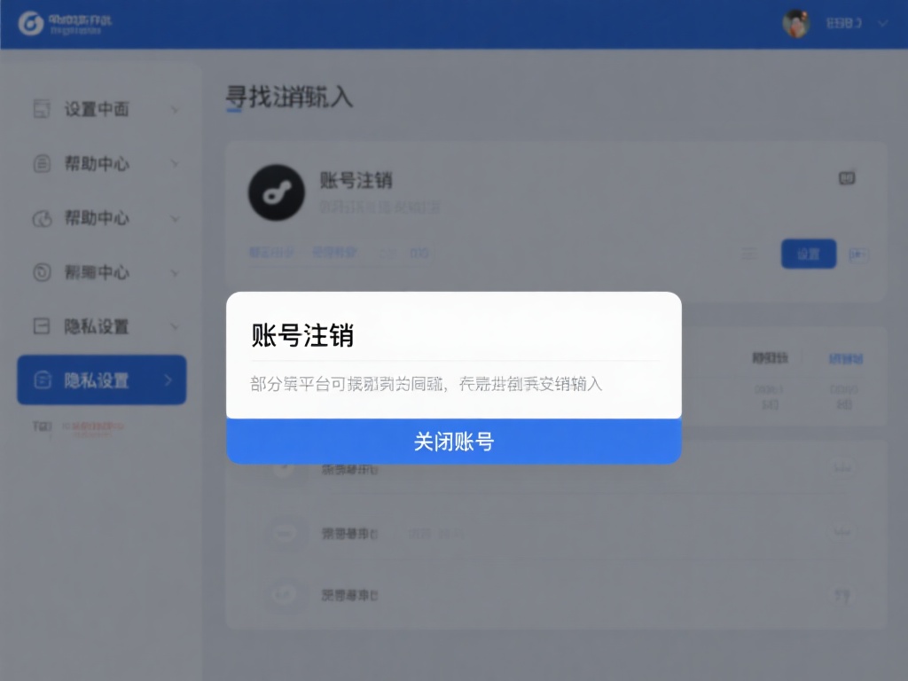 寻找注销入口：在设置页面中，仔细查找“账号注销”或