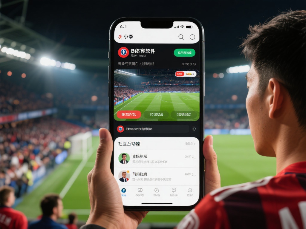 以小李为例，他是一名狂热的足球迷，平时依赖b体育软