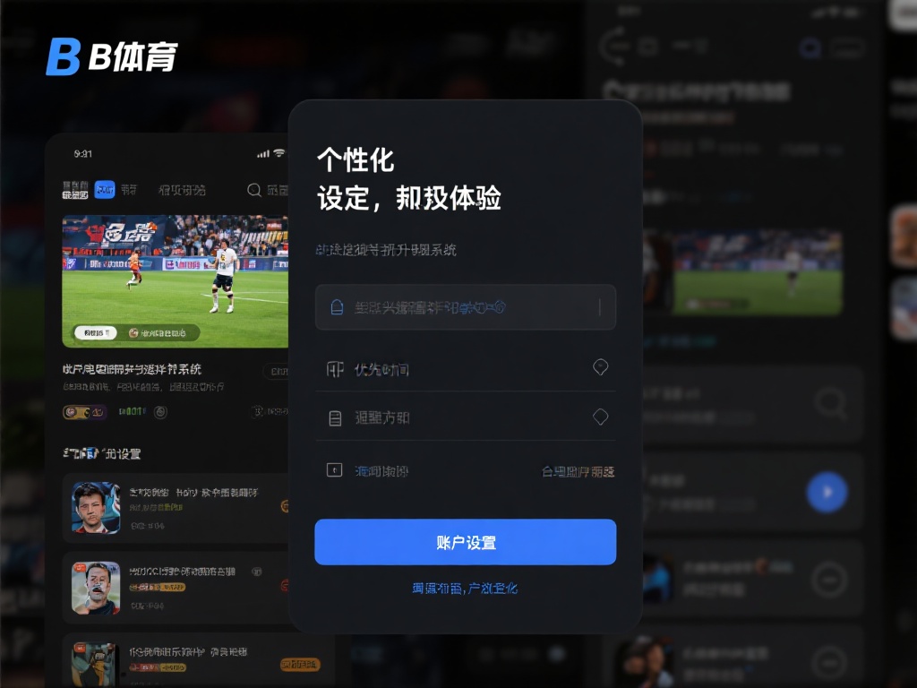 登录B体育后，个性化设置是提升体验的重要一环。平台